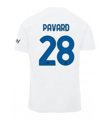 Inter Milan Benjamin Pavard #28 Koszulka Wyjazdowych 2023-24 Krótki Rękaw